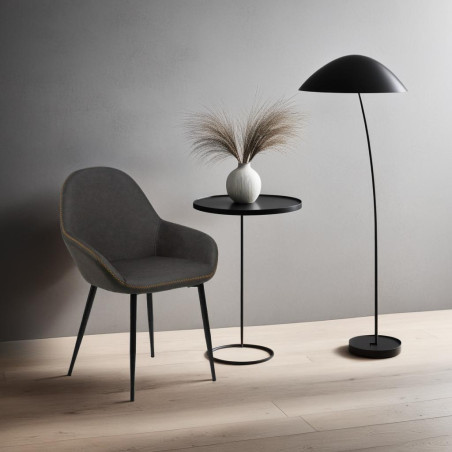 Krzesło Candis Dove Actona - Elegancki design w szarym kolorze