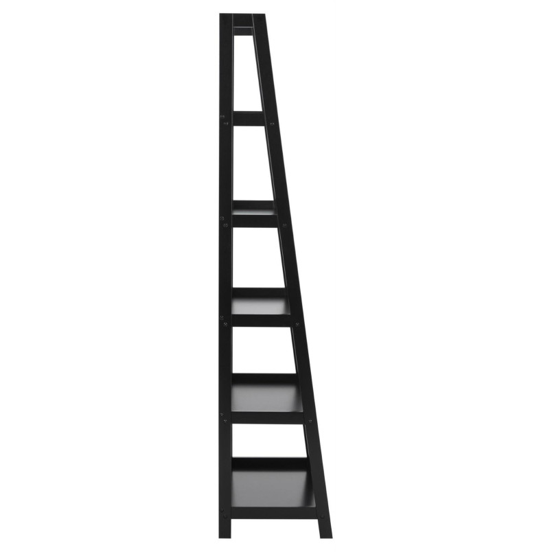 Regał Actona Wally | 5 półek, 63x180cm, Czarny | Kup Teraz!
