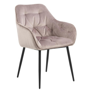 Krzesło Brooke VIC różowe Actona - Elegancki design | Sklep meblowy