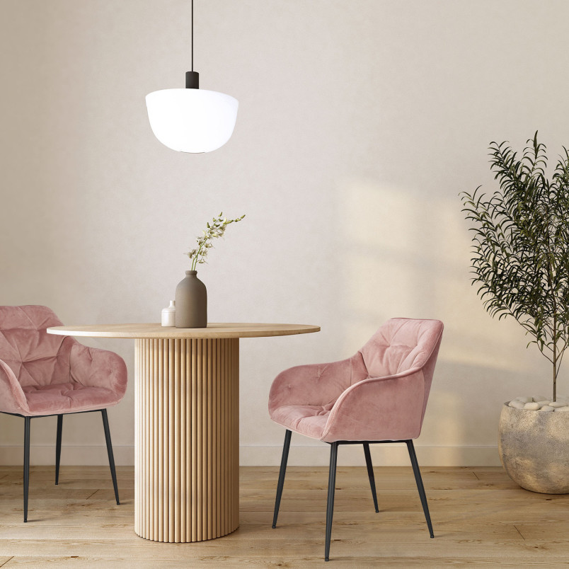 Krzesło Brooke VIC różowe Actona - Elegancki design | Sklep meblowy