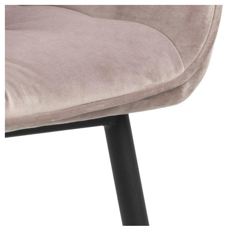 Krzesło Brooke VIC różowe Actona - Elegancki design | Sklep meblowy