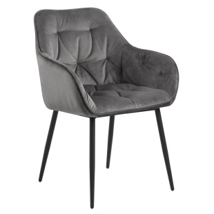 Krzesło Brooke VIC szare Actona - Elegancki Design | Meble Actona