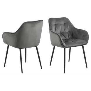 Krzesło Brooke VIC szare Actona - Elegancki Design | Meble Actona