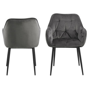 Krzesło Brooke VIC szare Actona - Elegancki Design | Meble Actona