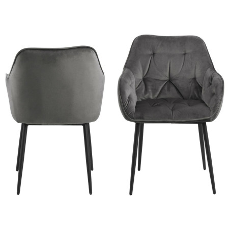 Krzesło Brooke VIC szare Actona - Elegancki Design | Meble Actona