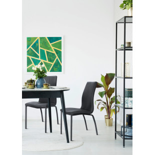 Krzesło Actona Asama - Elegancki Design w Czarnym Kolorze