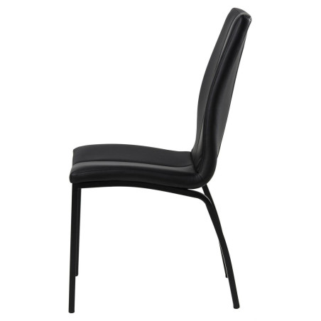 Krzesło Actona Asama - Elegancki Design w Czarnym Kolorze