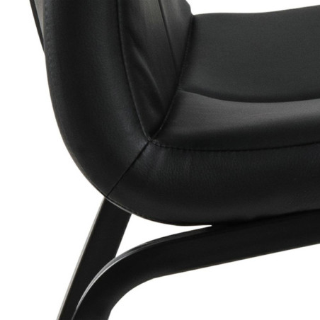Krzesło Actona Asama - Elegancki Design w Czarnym Kolorze