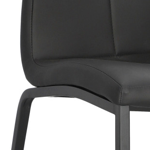 Krzesło Actona Asama - Elegancki Design w Czarnym Kolorze