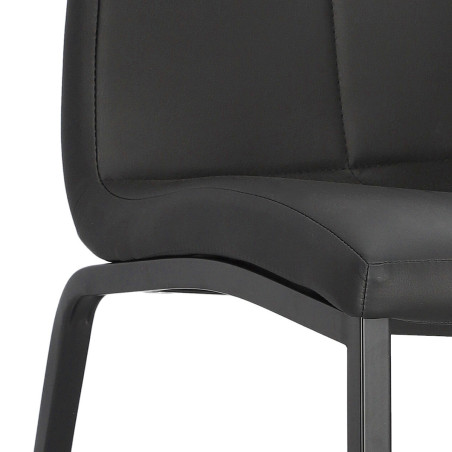 Krzesło Actona Asama - Elegancki Design w Czarnym Kolorze