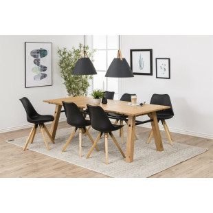 Krzesło Actona Dima | Skandynawski Design | Czarny