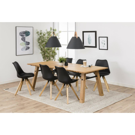 Krzesło Actona Dima | Skandynawski Design | Czarny