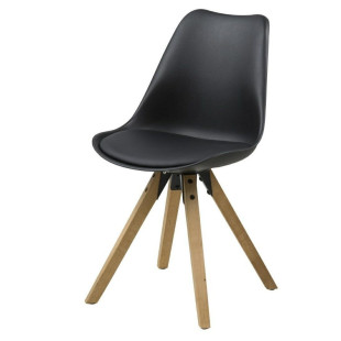 Krzesło Actona Dima | Skandynawski Design | Czarny