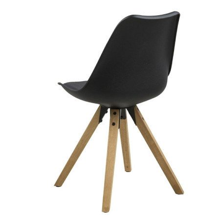 Krzesło Actona Dima | Skandynawski Design | Czarny