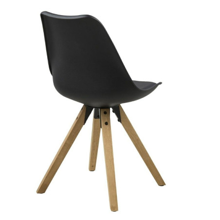 Krzesło Actona Dima | Skandynawski Design | Czarny