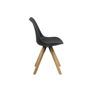 Krzesło Actona Dima | Skandynawski Design | Czarny