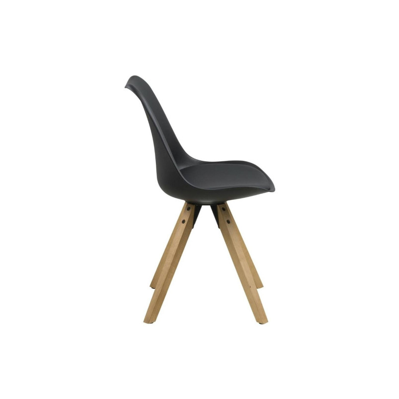 Krzesło Actona Dima | Skandynawski Design | Czarny