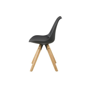 Krzesło Actona Dima | Skandynawski Design | Czarny