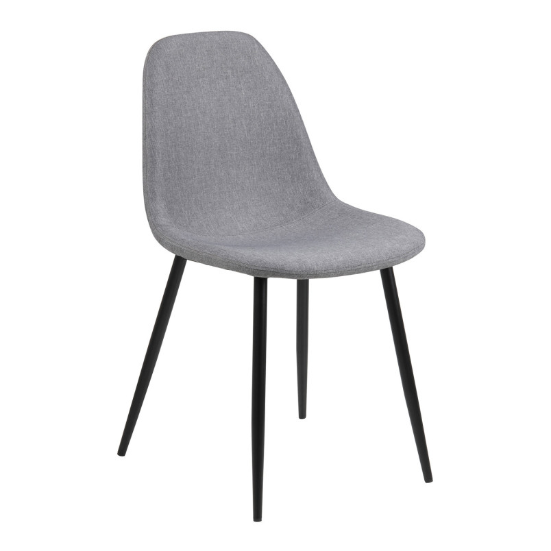 Krzesło Actona Wilma - Szare i Czarne | Komfortowy Design