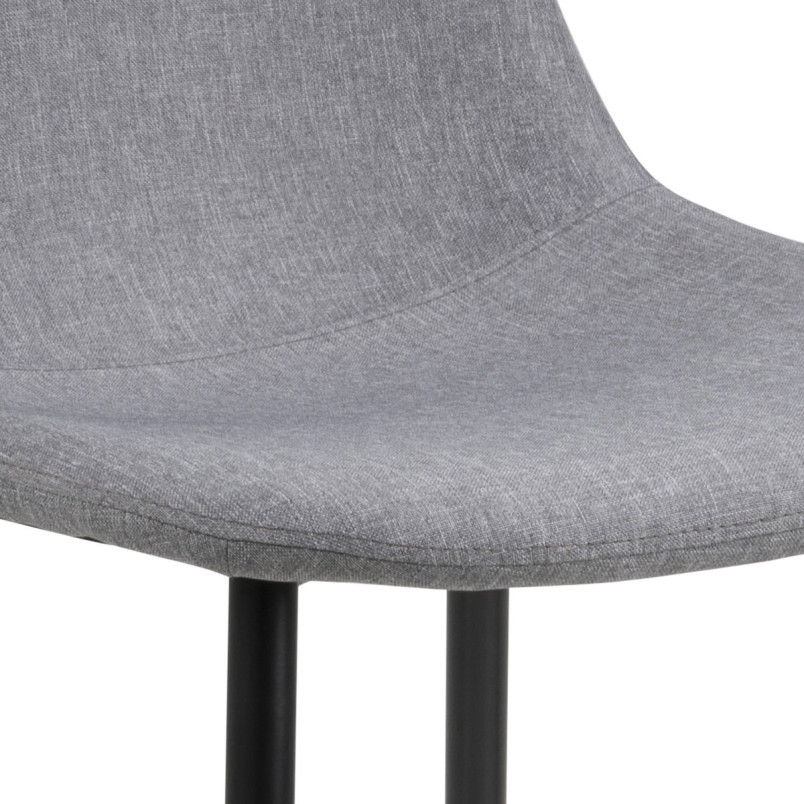 Krzesło Actona Wilma - Szare i Czarne | Komfortowy Design