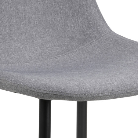 Krzesło Actona Wilma - Szare i Czarne | Komfortowy Design