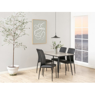 Stół loft Actona Wilma 120x80 | Dąb, Czarny - Kup Teraz!