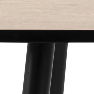 Stół loft Actona Wilma 120x80 | Dąb, Czarny - Kup Teraz!