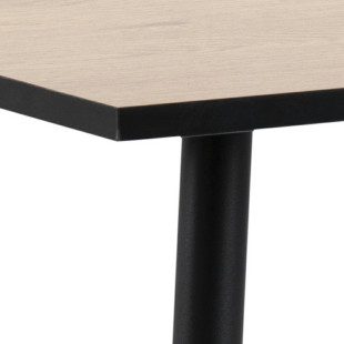 Stół loft Actona Wilma 120x80 | Dąb, Czarny - Kup Teraz!