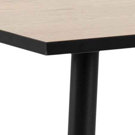 Stół loft Actona Wilma 120x80 | Dąb, Czarny - Kup Teraz!
