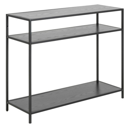 Konsola loft Actona Seaford 100x35 czarna - Stylowe półki
