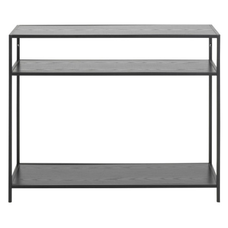 Konsola loft Actona Seaford 100x35 czarna - Stylowe półki