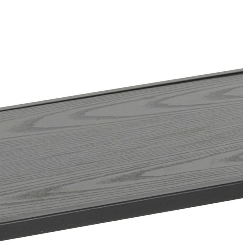 Regał loft Actona Seaford V | Czarny, 114x78cm | Styl Industrialny