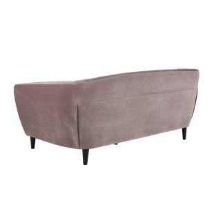 Sofa welurowa 3-osobowa Ria Actona | Różowa, Nowoczesny Design