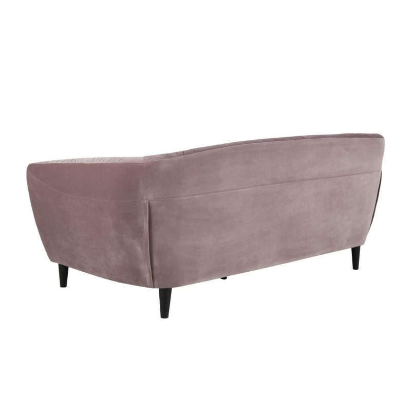 Sofa welurowa 3-osobowa Ria Actona | Różowa, Nowoczesny Design