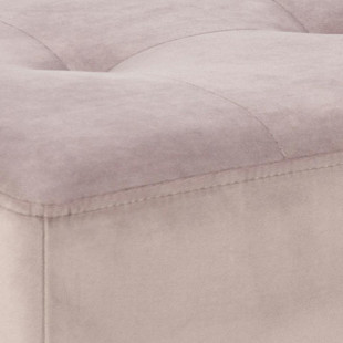 Ławka welurowa Actona Glory Vic | Różowy, 95cm - Stylowy Design