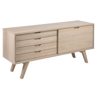 Komoda Actona A-line 160x72cm | Styl skandynawski, dąb bielony