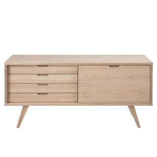 Komoda Actona A-line 160x72cm | Styl skandynawski, dąb bielony