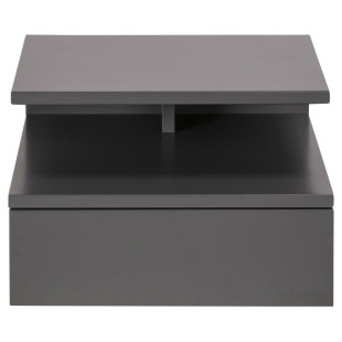 Szafka nocna Actona Ashlan - szara, z szufladą | 35cm