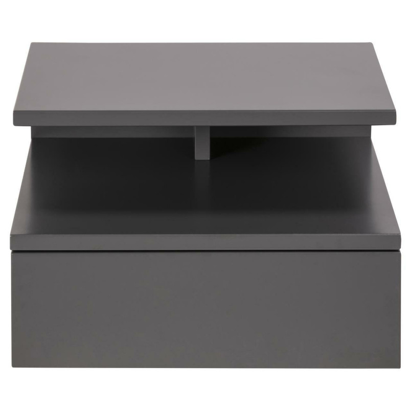 Szafka nocna Actona Ashlan - szara, z szufladą | 35cm