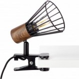 Lampa biurkowa Manama | Loftowa lampka z klipsem - Brilliant