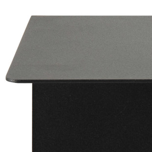 Półka Actona Joliet 35cm Czarna - Metalowa Nocna