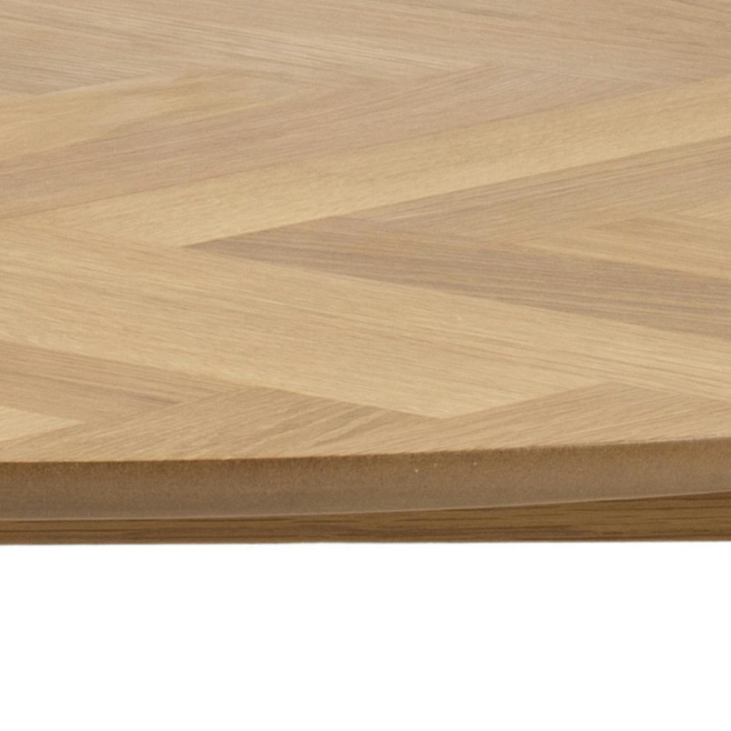 Stół Nagano Actona | Okrągły, Fornirowany Dąb 120cm - Skandynawski Design