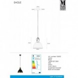 Lampa wisząca Eagle czarna | Markslojd - Skandynawski design