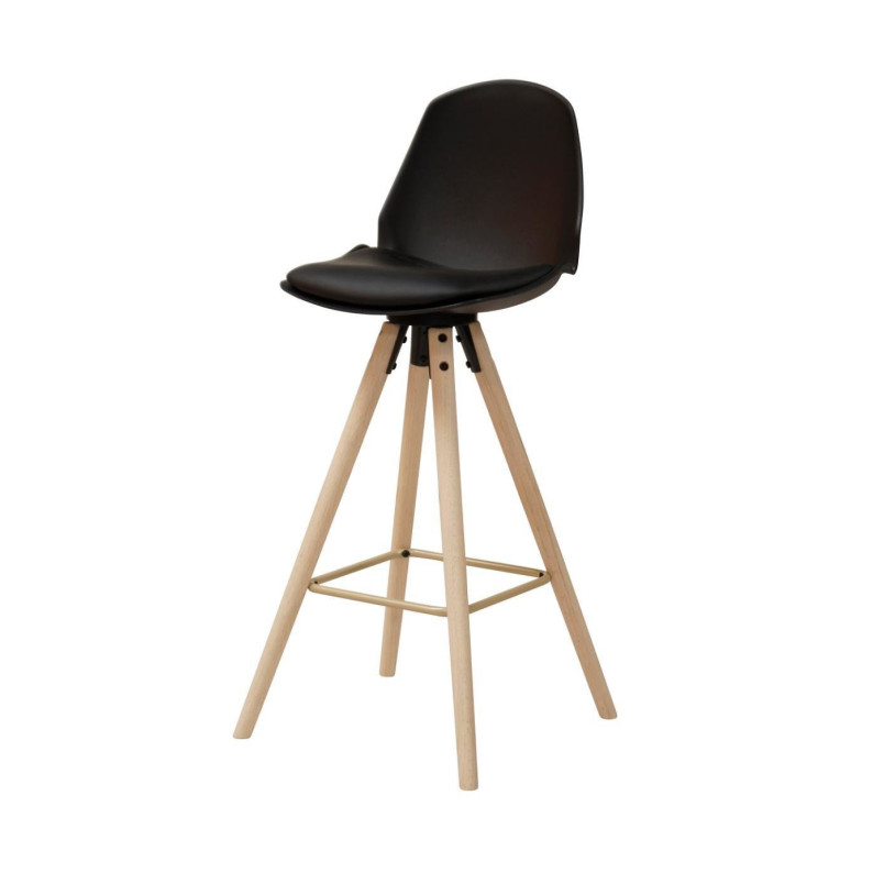Krzesło barowe Actona Oslo - Skandynawski design, 77cm