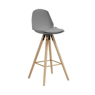 Krzesło barowe Actona Oslo - Skandynawski design, 77cm