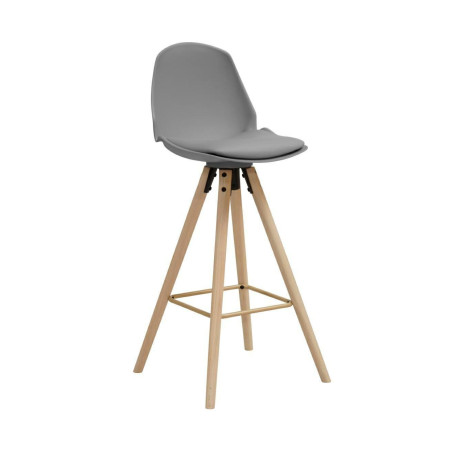 Krzesło barowe Actona Oslo - Skandynawski design, 77cm