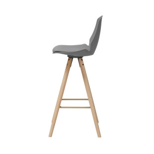 Krzesło barowe Actona Oslo - Skandynawski design, 77cm