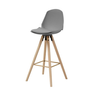 Krzesło barowe Actona Oslo - Skandynawski design, 77cm