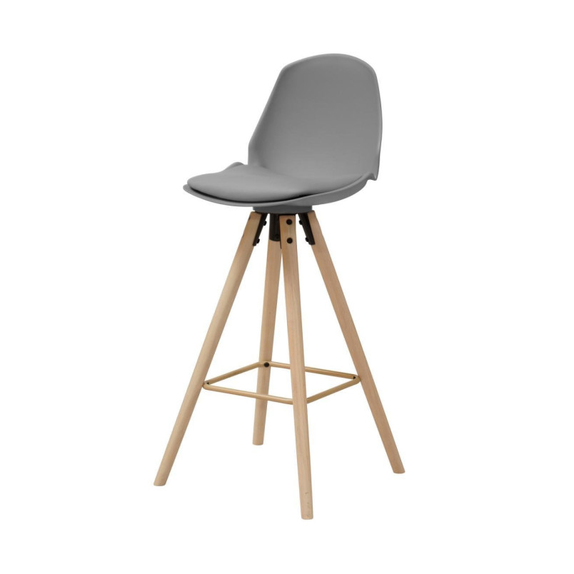 Krzesło barowe Actona Oslo - Skandynawski design, 77cm