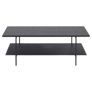 Stolik kawowy loft Actona Angus | 115x60cm | Czarny